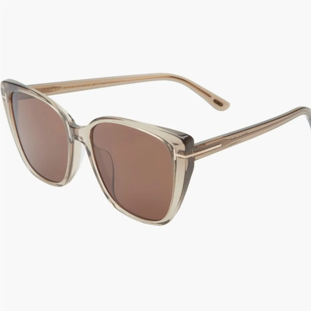 Tom Ford Women's Black and Brown Sunglasses
